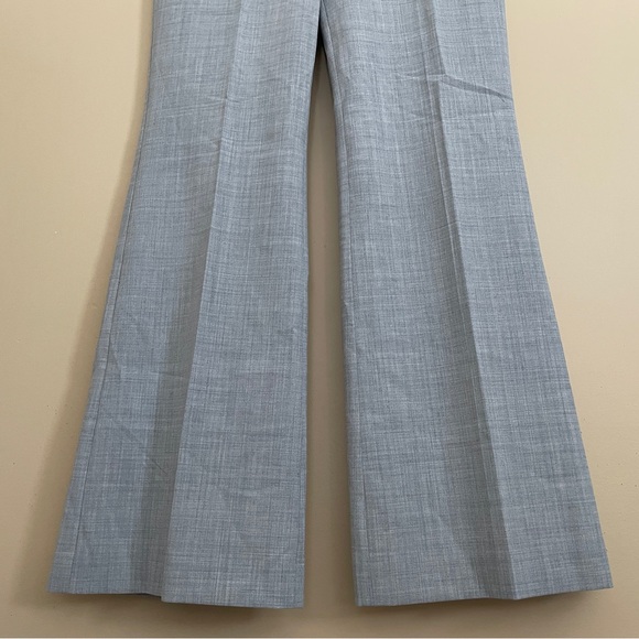 Express The Editor Flare Leg Pants Size 6 Gray Low Rise NWT Office Stretch - Picture 6 of 10